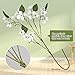 LIUCOGXI 7 Pcs Artificial Dogwood Flowers Floral Arrangements Artificial Silk Bridal Flowers Bouquets Fake Cornus Bush for Home Wedding Bouquet Kitchen Table Decoration Without Vase