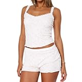 Occasion : ensemble de vêtements de détente pour femme, ensemble court pour femme, adapté pour la maison, les vêtements de détente, les vêtements de nuit, la lune de miel, le petit déjeuner, le sommeil, les soirées pyjama, les mariages, les vacances, les voyages, la détente à la maison, l'hôtel, les anniversaires, les anniversaires, etc