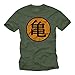 Makaya Goku T-Shirt pour Homme Kame Dragon Vert XXXL