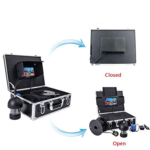 Lucky star ZLY Underwater Fishing Video Camera 7 inch HD Waterproof 30m Cable