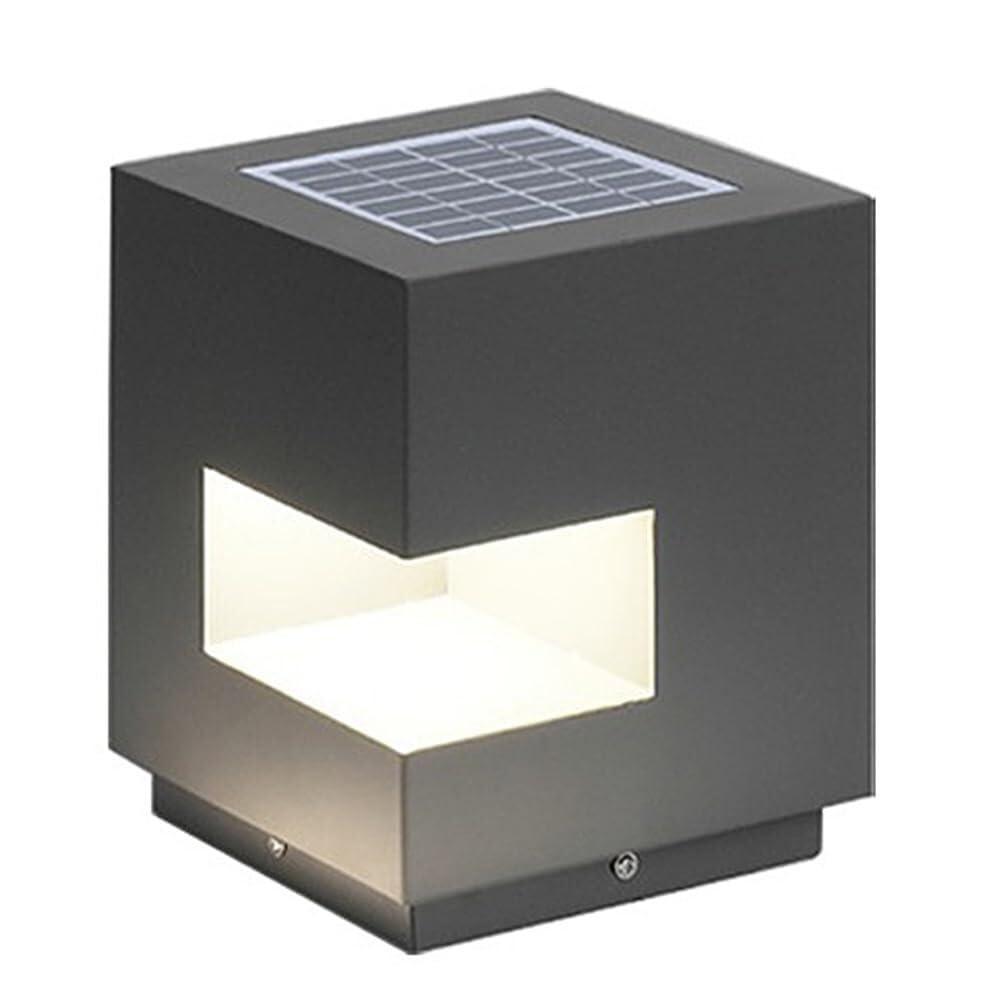Borne éclairage solaire extérieure pour sécuriser vos murets sans faire de travaux électriques