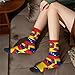 Supdreamc Casual Fashion Socks Flag Of Venezuela, Stylish crew socks with unique patterns for daily wear