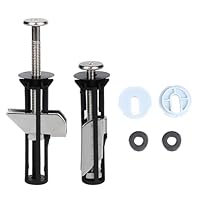 GeekerChip Toilettensitz Schraubensatz 2 Stück,WC-Sitz Befestigungsset,Toilettendeckel Befestigung,Edelstahlmutter Schraube,für Toilettensitz Abdeckung Toilettensitz Reparaturteile Teile