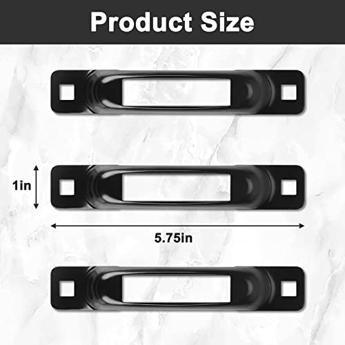 10 Pack ETrack for Trailer, E Track Accessories Single Slot Tie Downs