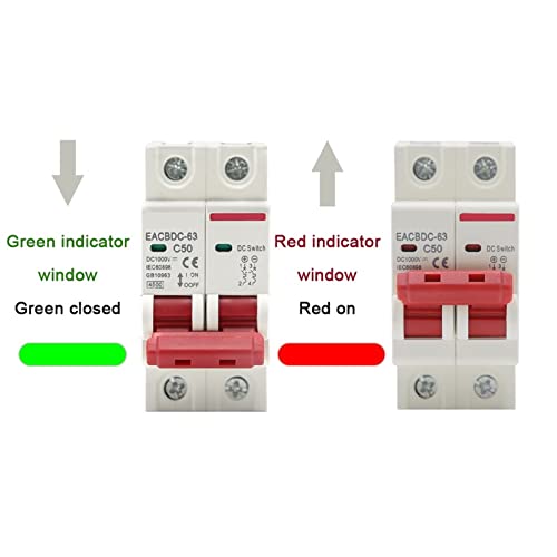 Interruptor contra sobrecarga de 50A para paneles solares 1000V 3