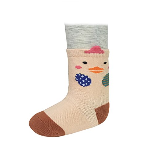 Bowbear Baby 6-Pair Animal Fun Socks, Small #TOP2