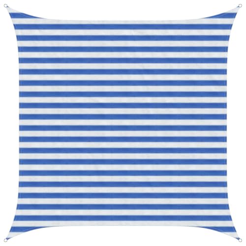 Voile d'ombrage perméable extérieur 2,5x2,5 m toile solaire terrasse et jardin