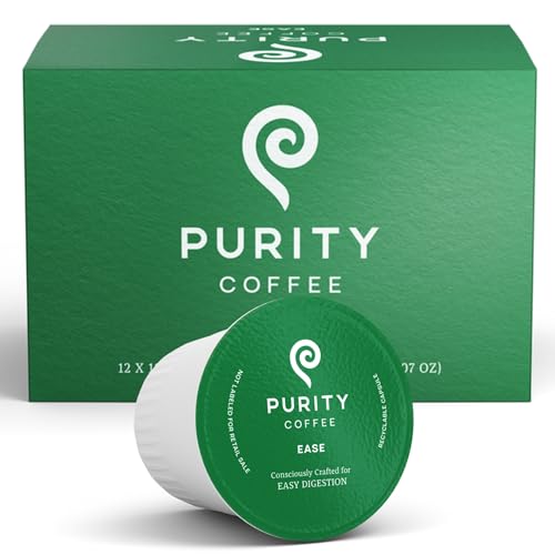 Purity Coffee EASE Dark Roast Low Acid Organic Coffee -