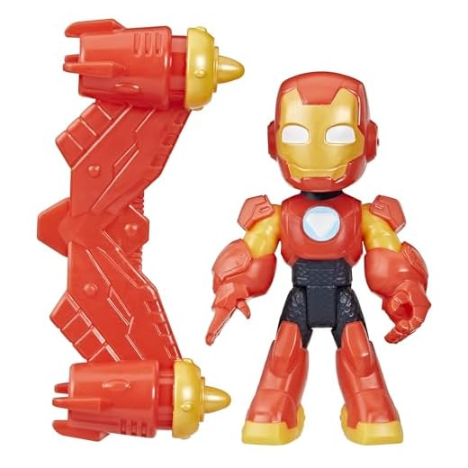 Marvel Iron Man and His Awesome Friends, Figura de Iron Man con Accesorio