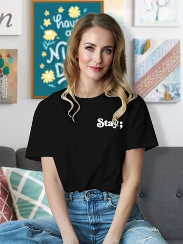 Suicide Awareness Shirt Women Mental Health Suicide Prevention Awareness Tshirt Therapist Inspirational Quote Tee Tops3