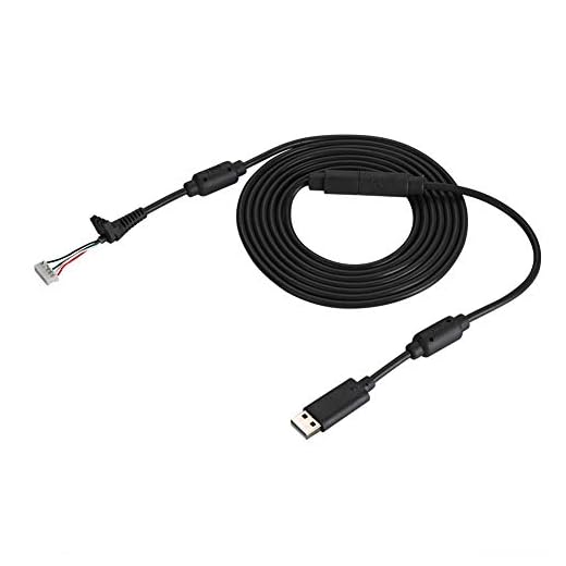VBESTLIFE kabel för Xbox 360, USB 5pin Gamepad Cable Replacement Wire Breakaway Adapter för Xbox 360 (svart)
