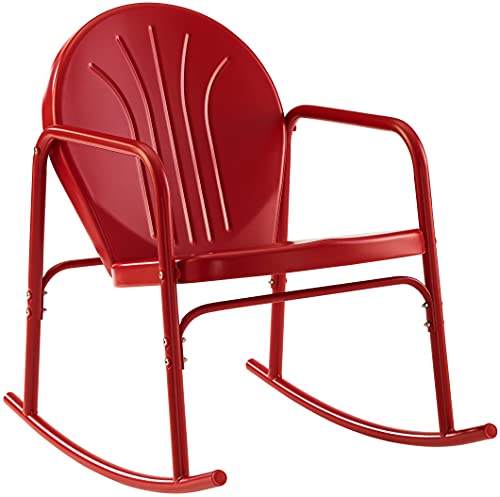 Crosley Furniture CO1013-RE Griffith Retro Metal Outdoor Rocking Chairs thumb #9