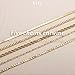 Krfy 5 Pcs Gold Bracelets for Women Trendy Bracelet Stack Non Tarnish Waterproof Bracelets for Women Fashion Accessories with Paperclip Herringbone Figaro Cuban Twist Chains