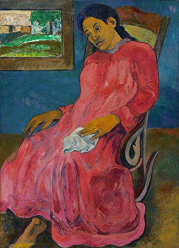 Affiche decoration murale toile Faaturuma Paul Gauguin peinture maison