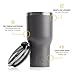 RTIC Tumbler, 30 oz Insulated Tumbler Stainless Steel Coffee Travel Mug with Lid, Spill Proof, Hot Beverage and Cold, Portable Thermal Cup for Car, Camping, Graphite