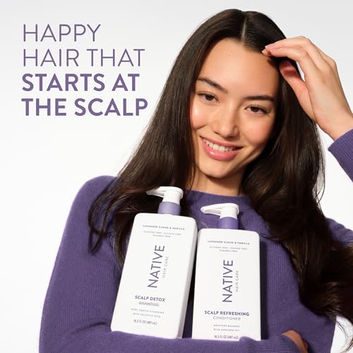 Native Scalp Detox Shampoo Lavender Cloud & Vanilla 16.5 fl Oz. - image 4