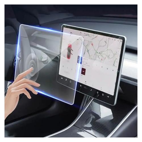 Verre trempé 15 pouces pour Tesla Model 3 et Y 2021 protection écran navigation