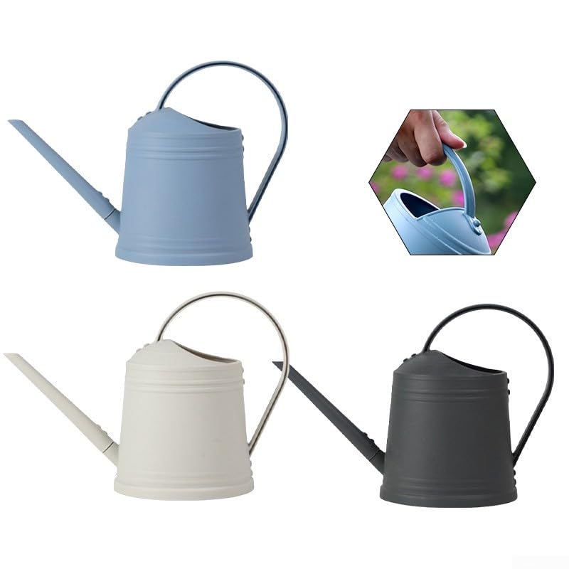 Bouilloire d'arrosage 1,8l blanche à bec long pour plantes - 7