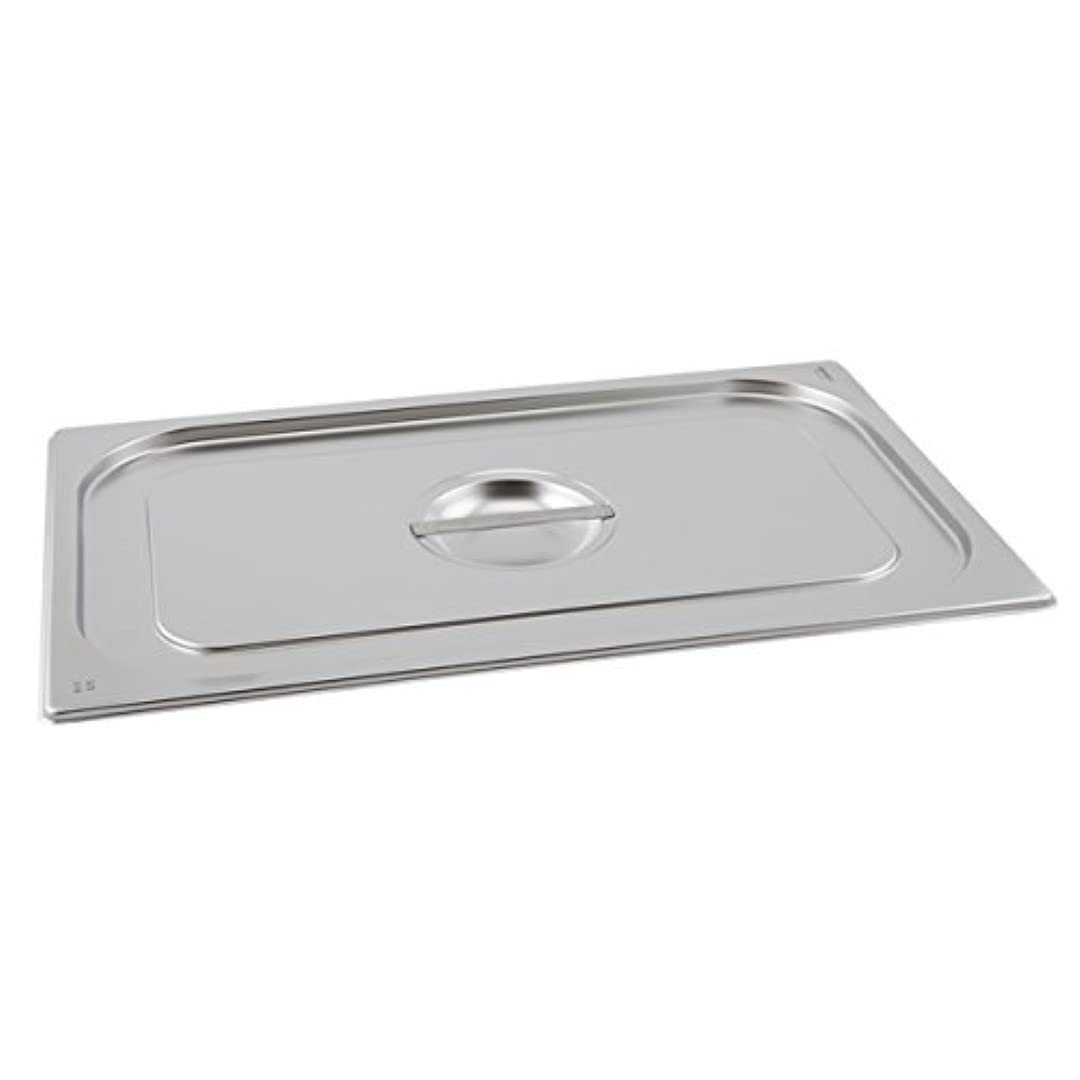 Genware NEV-GN16-LID Stainless Steel Gastronorm Pan with Lid, Size 1/6