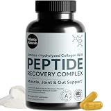 Peptide Recovery Complex – Advanced 157 Recovery Blend | Collagen Peptide Amino Support Formula for Muscle, Joint & Tissue Health | Post-Workout Recovery & Flexibility Support | 90 Capsules