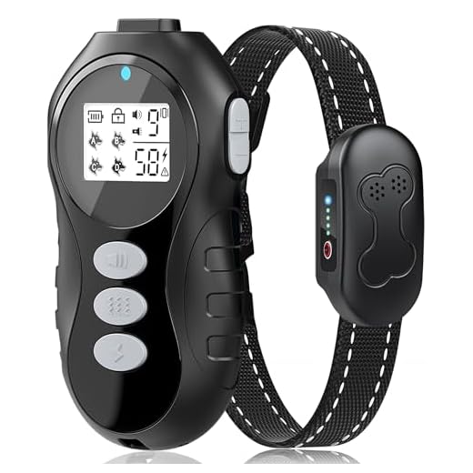 Dog Shock Collar with Remote Control - Shock Collar for Dogs IPX7 Waterproof Dog Training Collar with Beep Vibration Static Correction Flashlight Long-Lasting Battery Safe Training for dogs 10–120 lbs