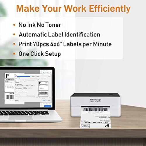 Labelrange 19AMZLABELRANGE06 Lp320 High Speed 4X6 Shipping Label Printer thumb #2