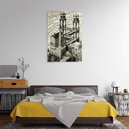 Tableau M.C. Escher Automne pour Customiser un Bureau - 3