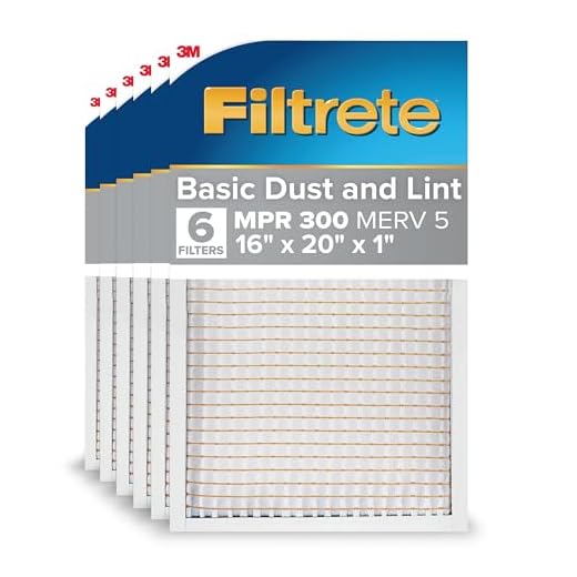 Filtrete 16x20x1 AC Air Filter Pack