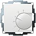 Produktbild Eberle UP-Raumregler UTE 2100 (RAL9016 glänzend, 55x55, 5-30C, AC 230V, Ausgang Kontaktlos mittels Triac, Schaltbar 5 Stellantriebe a 3W) 547890054602