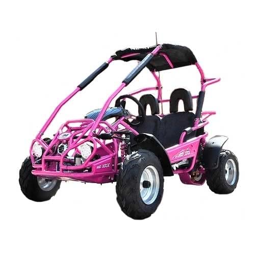 Trailmaster Mid XRX/R Go Kart, Electric, Pink, Ages 10+