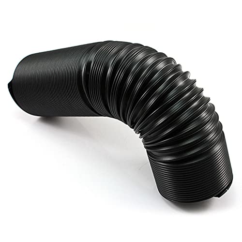 SANWAN Tuyau d’admission d’air - Tuyau d’alimentation flexible pour filtre à air froid Tuyau d’alimentation Tuyau à induction Enfermé 76 mm 1 m Noir Cover