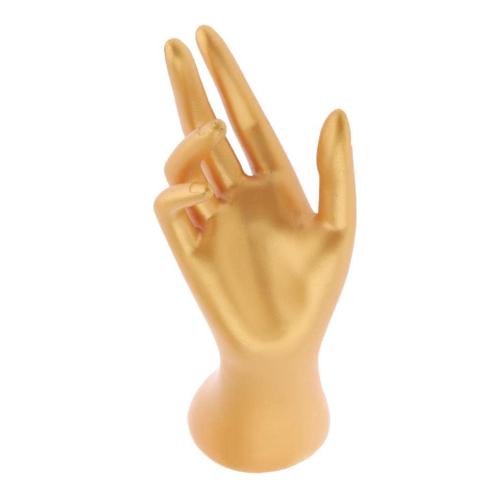 Mannequin féminin pour bijoux en métal doré élégant et résistant