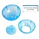 Hamsterball,RoadLoo 2Pcs 12cm Hamsterball Übungsball Sportball Rolle Kugel Laufkugel Joggingball Kleintiere Kunststoff Spielzeug für Haustier Ratten Mäuse Rennmaus laufendes Jogging Fitness Laufen
