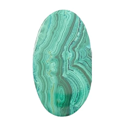 Malachite naturelle ovale 24x14mm cabochon GH_NAT_02145 pour création de bijoux DIY