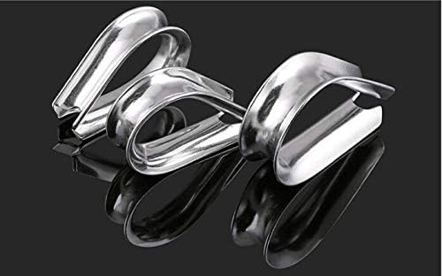 1pcs M22 M24 stainless steel wire 304 rope loop protective case triangle ring - (Inner Diameter: M24)