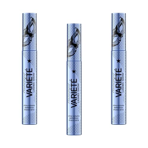 Eveline Cosmetics Variété Mascara Augen-Make-up Wasserdichte Wimperntusche für Volumen und Verlängerung