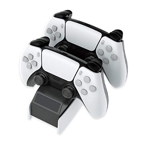 Preisvergleich Produktbild shuaiyin Ladestation Für PS5, Dual-USB-Controller-Ladegerät Für Playstation 5, Schnellladestation Typ C Für Sony Playstation 5
