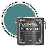 Rust-Oleum grün strapazierfähige, kratzfeste Bodenfarbe für Holz und Beton - Pfauenfeder 2,5 Litres