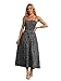 OFEEFAN Long Maxi Dress Spaghetti Strap Spring Sundresses for Women 2026 Fashion Summer Cruise Clothes Polka Dot S