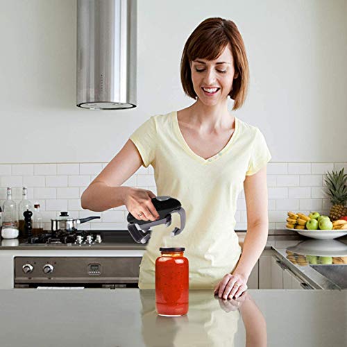 Vitorun Electric Jar Opener, One Press Bottle Opener For Seniors With Arthritis, Restaurant Full–Automatic Hands Free Jar Opener(Black) #TOP5