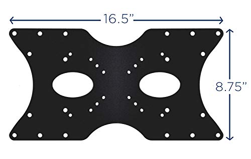 Mount-It! Steel VESA Adapter Plate Bracket, Conversion Kit for TV and Monitor Mounts, Expands 50x50 75x75 100x100 200x100 200x200 to Larger VESA Patterns Up to 400x200mm, Fits 32"–55" Screens by Mount-It! - Used condition - Image 6
