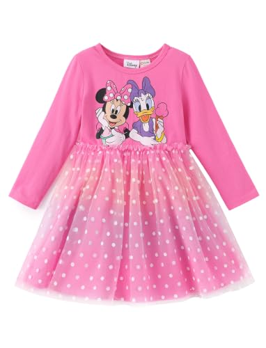 Image of Disney Girls' Tulle Tutu Dress Birthday Party Outfit Toddler to Big Kid