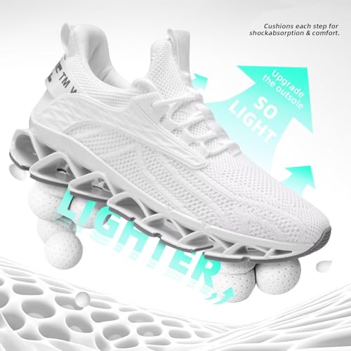 Men's Fashion Sneakers Slip on Walking Running Shoes Blade Tennis Casual Comfort Non Slip Work Sport Athletic Trainer - Image 6