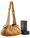 Noah & Paw Dog Sling Carrier for Small Dogs 5-18lb, Dog Sling for Small Dogs and Cats, Dog Carrier with Adjustable Padded Strap, Vegan Leather Lined with Fur, Double Safety Feature, Machine Washable