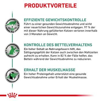 Satiety Weight Management Feline | Trockenfutter für Katzen | 2 x 400 g