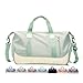 SOLOAD Sporttasche für Damen und Herren Weekender Carry On Workout Reisetasche Übernachtungs-Umhängetasche Leicht mit Schuhfach und Nassfach (Grün)