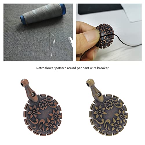 image for VGOL 4PCS Yarn Cutter Pendants Round Thread Cutters Decors Yarns Cutte