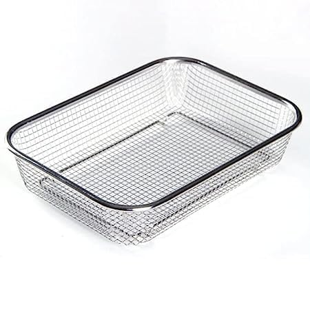 Stainless Steel Dish Rack Drain Basket with Drip Tray & Spoon Holder Dish Drainer for Kitchen Drying Stand/Kuda/Plate Rack/Bartan Over Sink Counter Dish Rack (Pack of 1)