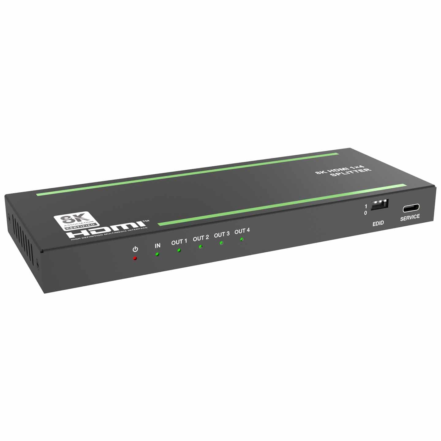 Amazon | BUNGPUNG 8K@60Hz HDMI 分配器 1入力4出力 同時出力、 HDMI