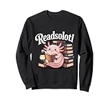 Photo Gallery readsolotl carino axolotl lettura bookworm nerd pun felpa Photo Gallery readsolotl carino axolotl lettura bookworm nerd pun felpa